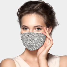 Load image into Gallery viewer, Black Paisley Print Cotton Fashion Mask
